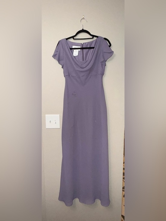 Michaelangelo Dresses & Skirts - Michaelangelo Lavender Cowl Neck Maxi Dress